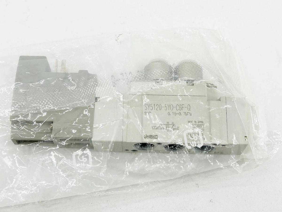 New SMC SY5120-5YO-C6F-Q Solenoid Valve