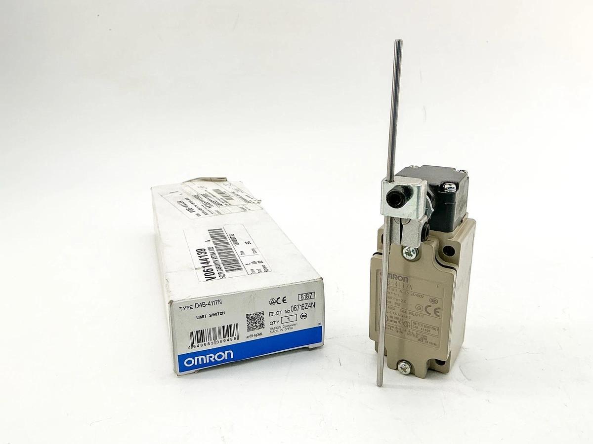 New Omron D4B-4117N Limit Switch 400V 2A 5187