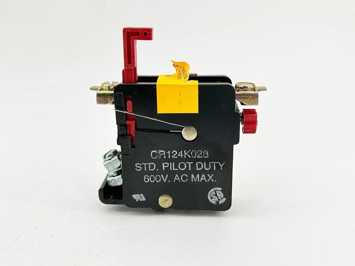 New General Electric CR124K028 Overload Relay 600V 1 Pole