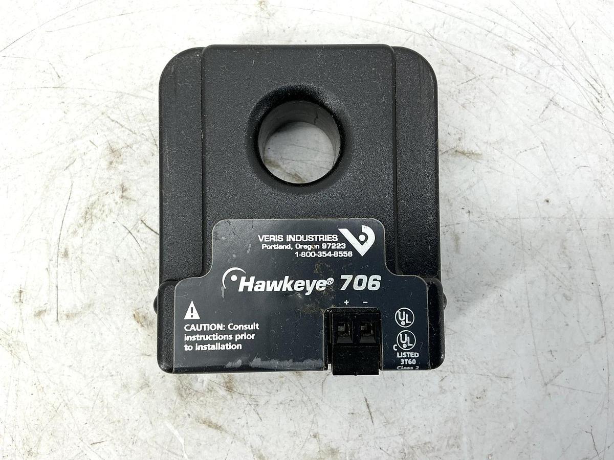 Lot of 2 New Veris Industries Hawkeye 706 Current Sensor Range 1-136A H-706