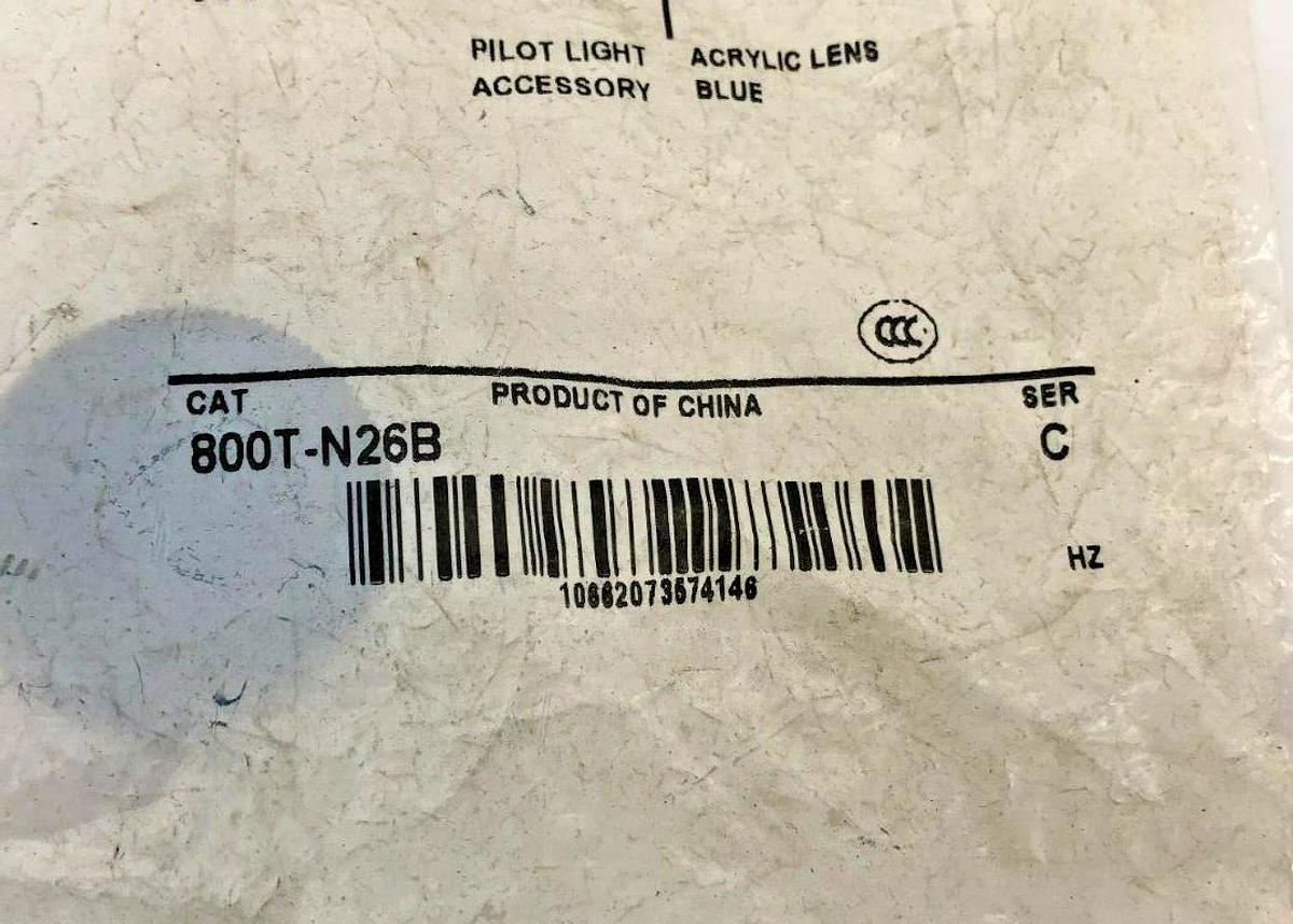 Lot of 7 New Misc. Allen Bradley Pilot Light Caps 800T-N122 800T-N126