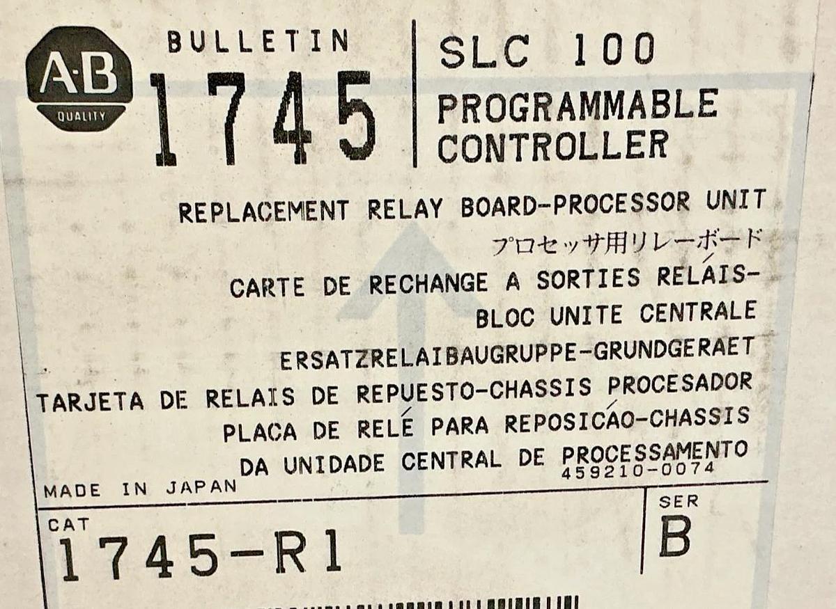 New Allen Bradley 1745-R1 Ser B Replacement Relay Board-Processor SLC 100 PLC