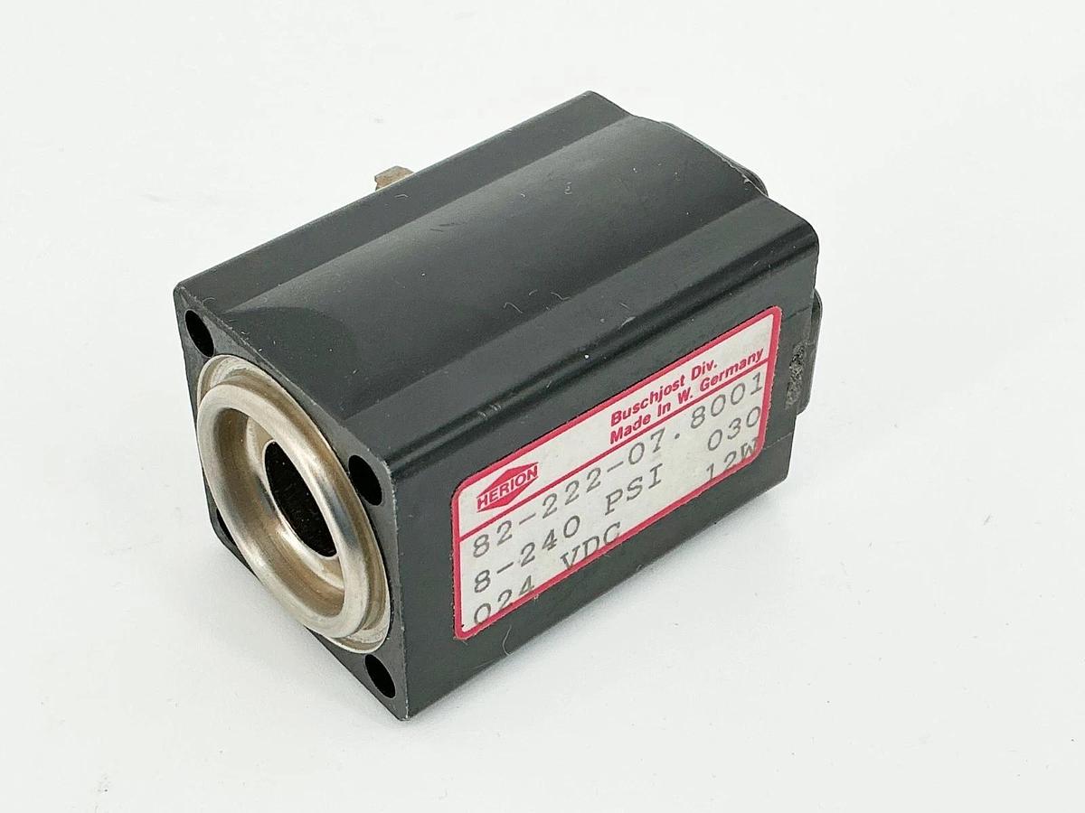 New Herion 82-222-07.8001 Coil 8-240V 24VDC 12W 30PSI - No Box