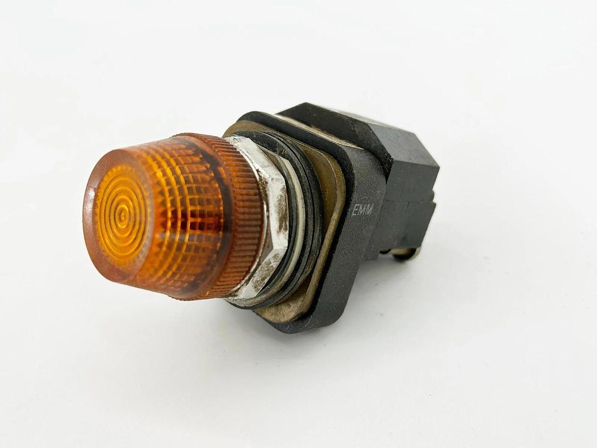 Used Allen Bradley 800T-P16A Pilot Light 30mm Amber Transformer Incandescent 120V