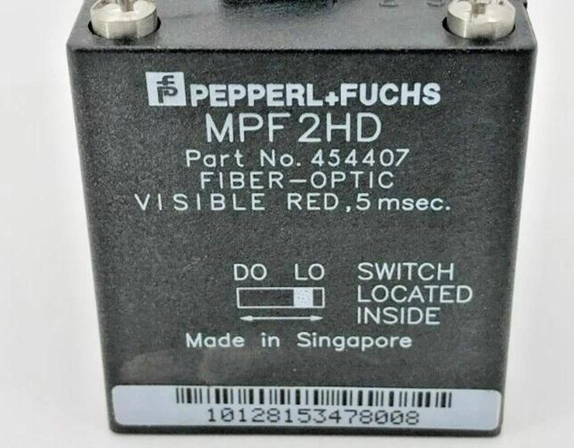 New Pepperl + Fuchs MPF2HD Photoelectric Sensor 454407