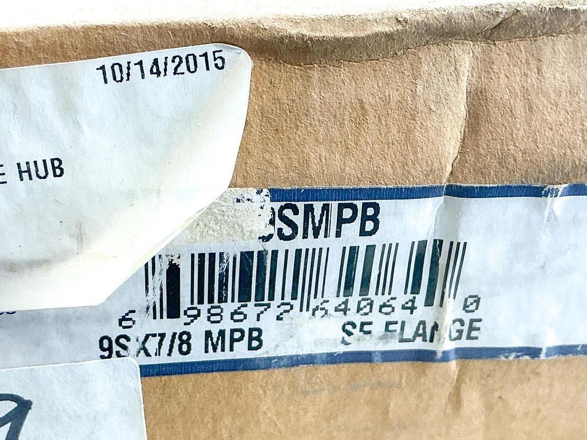 New TB Woods 9SMPB Coupling Flange Sleeve Size 9 3750RPM 9SX7/8 MPB
