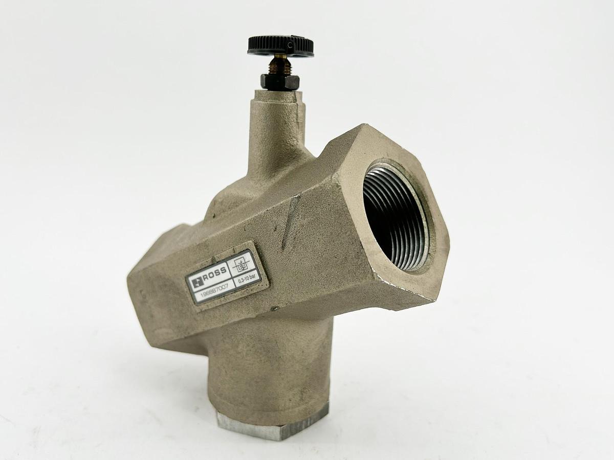 New Ross Controls 1968B7007 Flow Control Valve 1-1/4" Port 1-1/4" Body - No Box