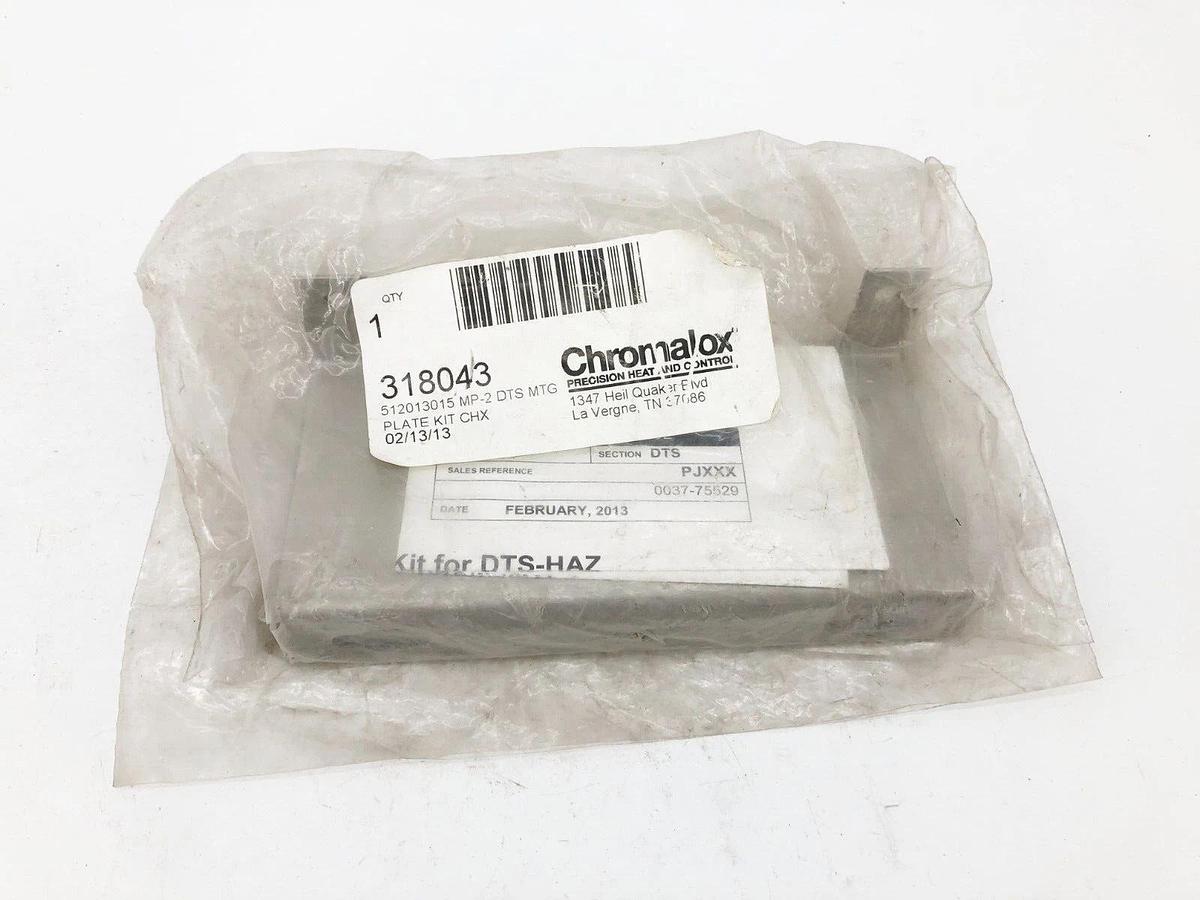 New Chromalox 318043 Plate Kit CHX 512013015 MP-2 DTS MTG - Missing Hardware