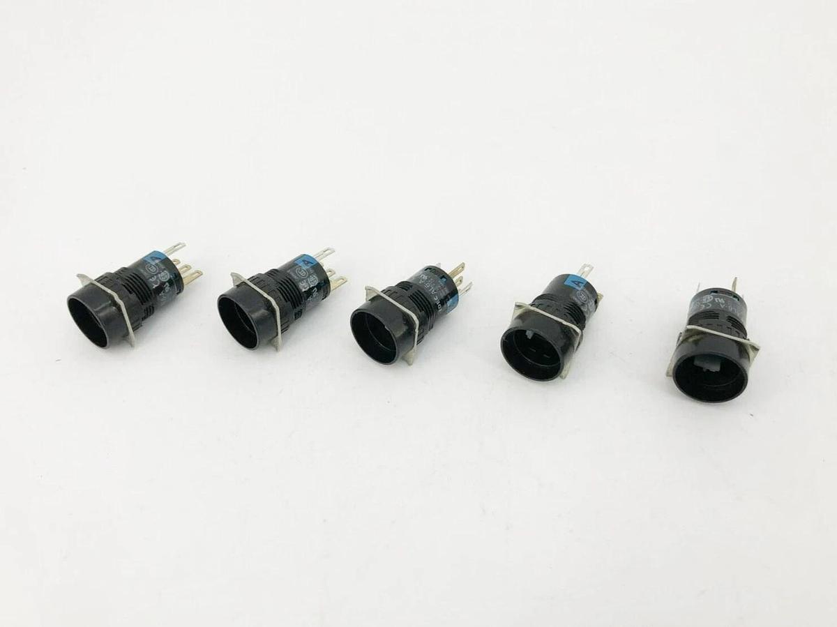 Lot of 5 New IDEC AL6A-A100 Pushbuttons SPDT Maintained A6 16mm Unibody