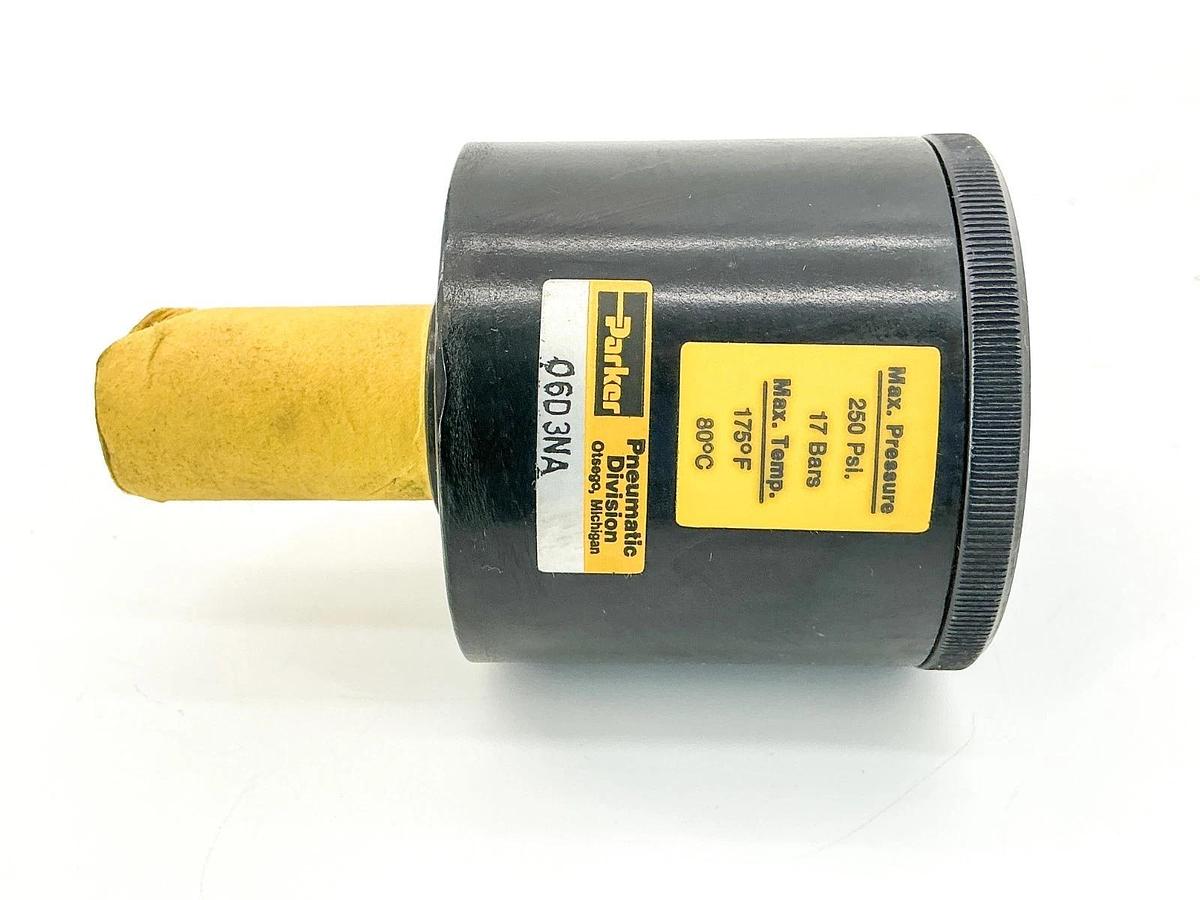 New Parker 06D3NA Pneumatic Lubricator 250PSI 17Bar 175F - No Box