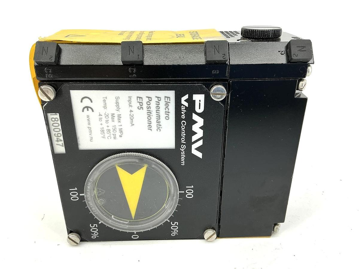 New Flowserve PMV EP5XX-HPNU-23K01-PV9DA-4Z Pneumatic Positioner 4-20mA 150PSI