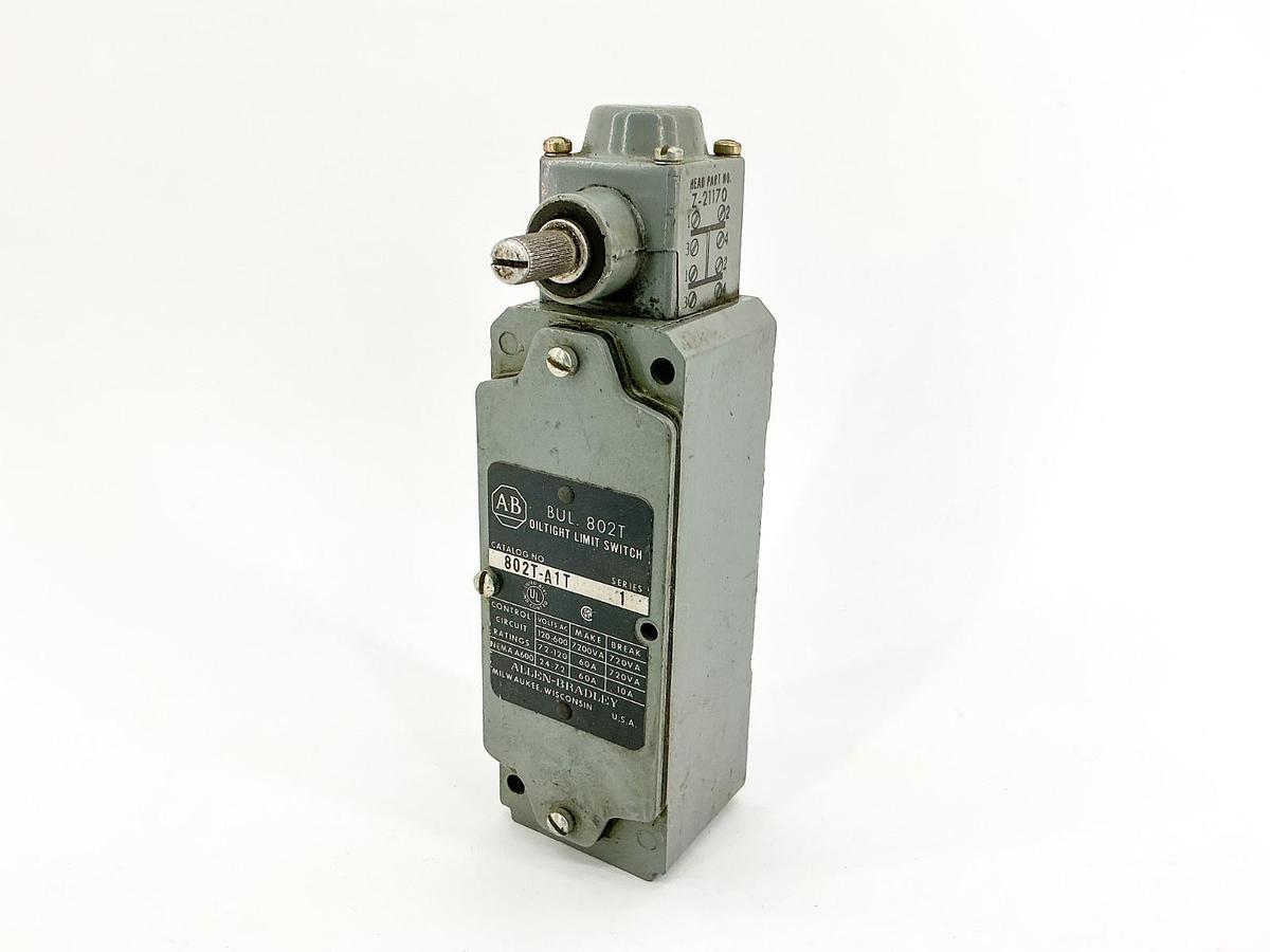 Used Allen Bradley 802T-A1T Oiltight Limit Switch 600V 60A 7200VA Ser.1