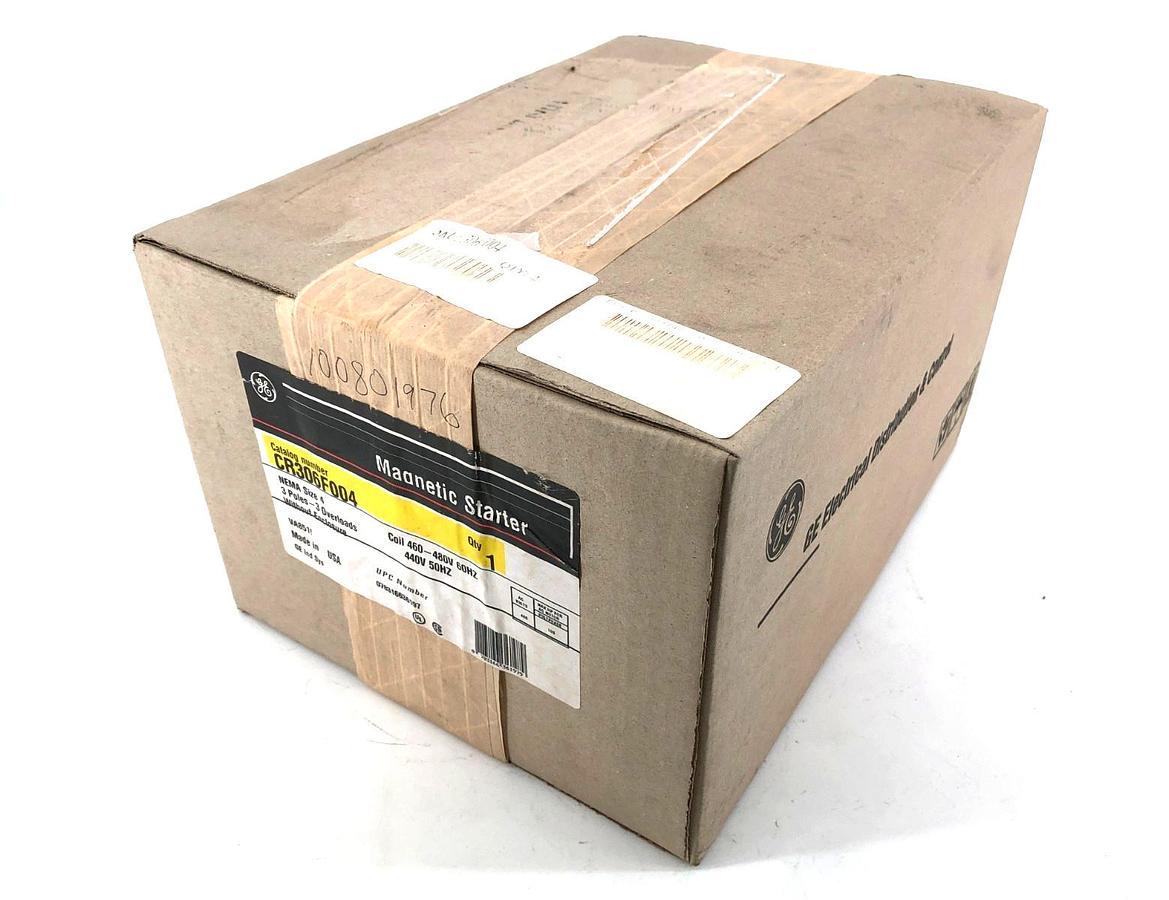 New General Electric CR306F004 Non-Rev Starter 480V Coil 135A Size 4 3P Sealed