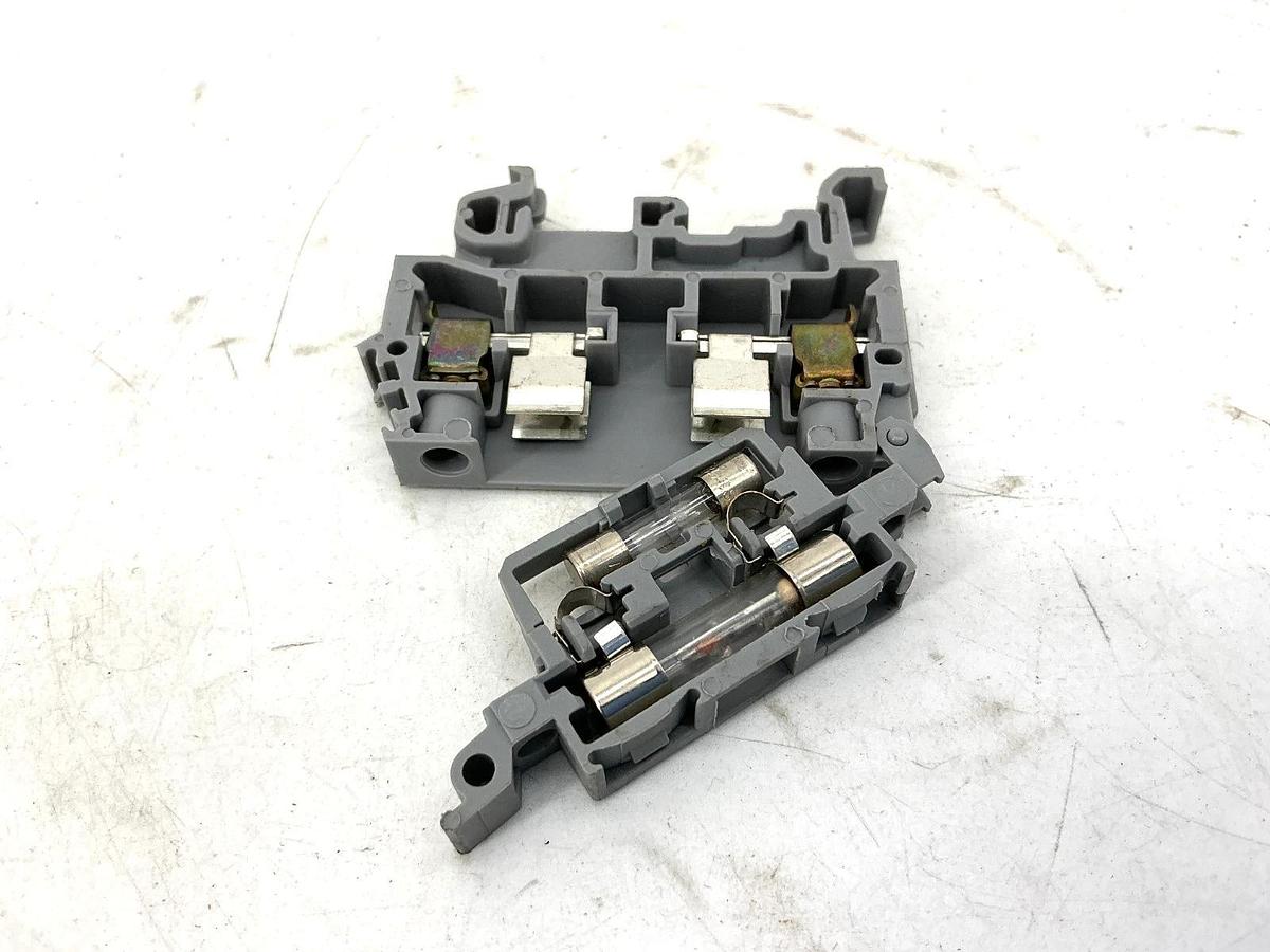 Used Assorted Lot of 7 M4/8.S... ABB Entrelec Fuse Holding Terminal Block M4/8.S