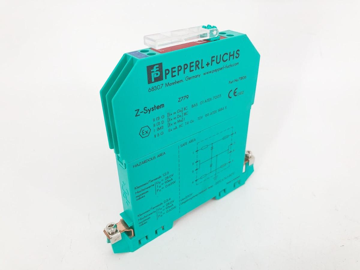 New Pepperl + Fuchs Z779 Two Channel Zener Barrier 71806 - No Box