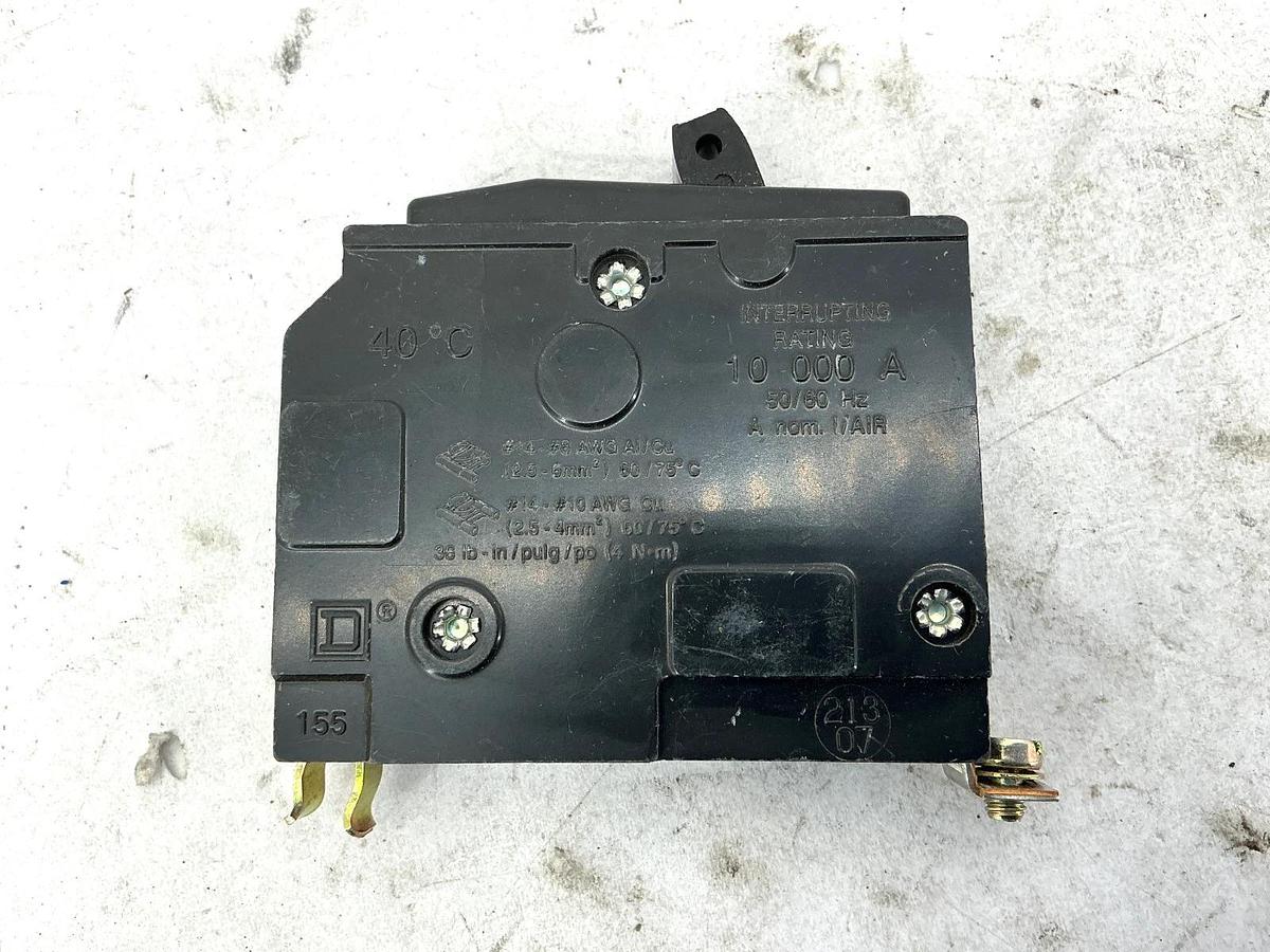 Lot of 2 New Square D QOB120 Circuit Breaker 1-Pole 20A 120/240V