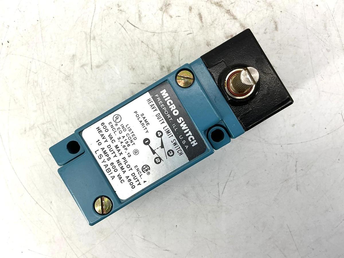 New Honeywell Micro Switch LSYAB1A Heavy Duty Limit Switch 10A 600VAC