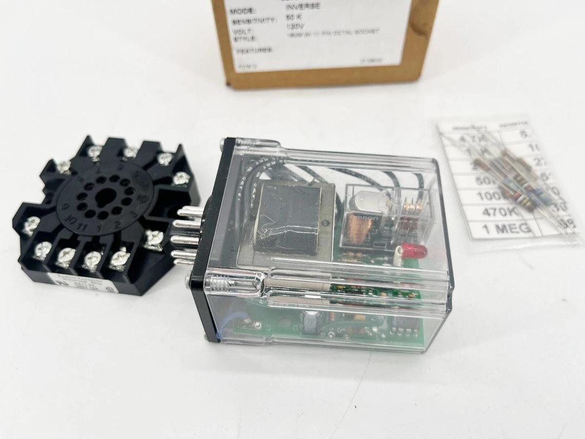 New GEMS Warrick Controls 16VMN1A0 Plug-In Relay Kit 120V 11-Pin Inverse Mode