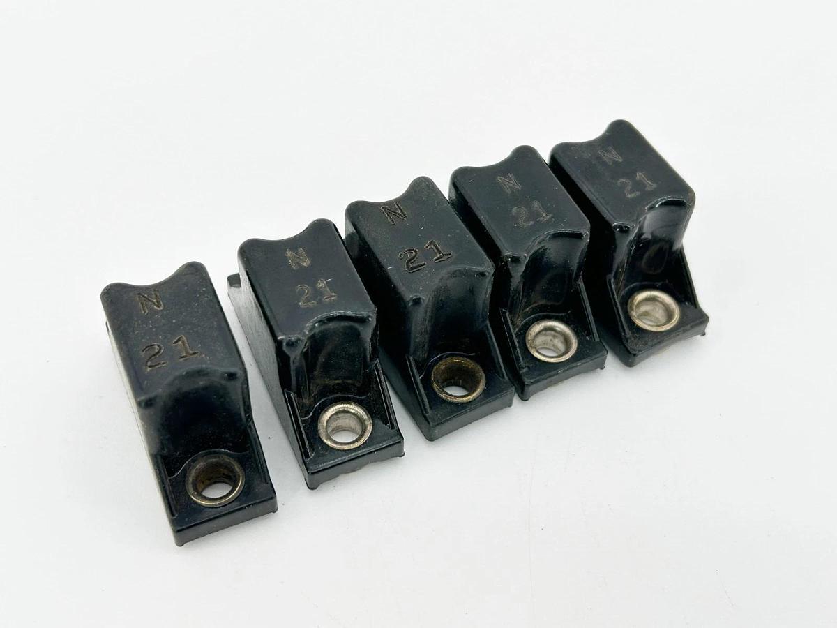 Used Lot of 5 Allen Bradley N21 Overload Relay Heater Element N Series