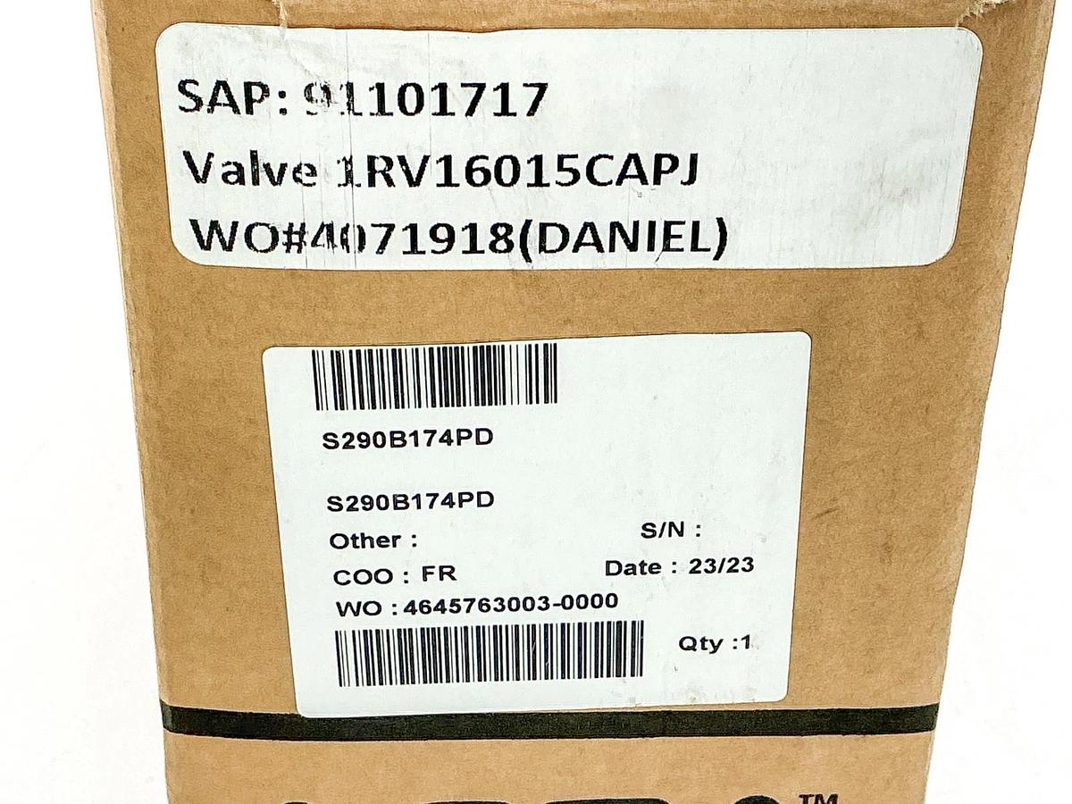 New Asco S290B174PD Pneumatic Actuator 16Bar NC Inlet port 2 DN 15mm