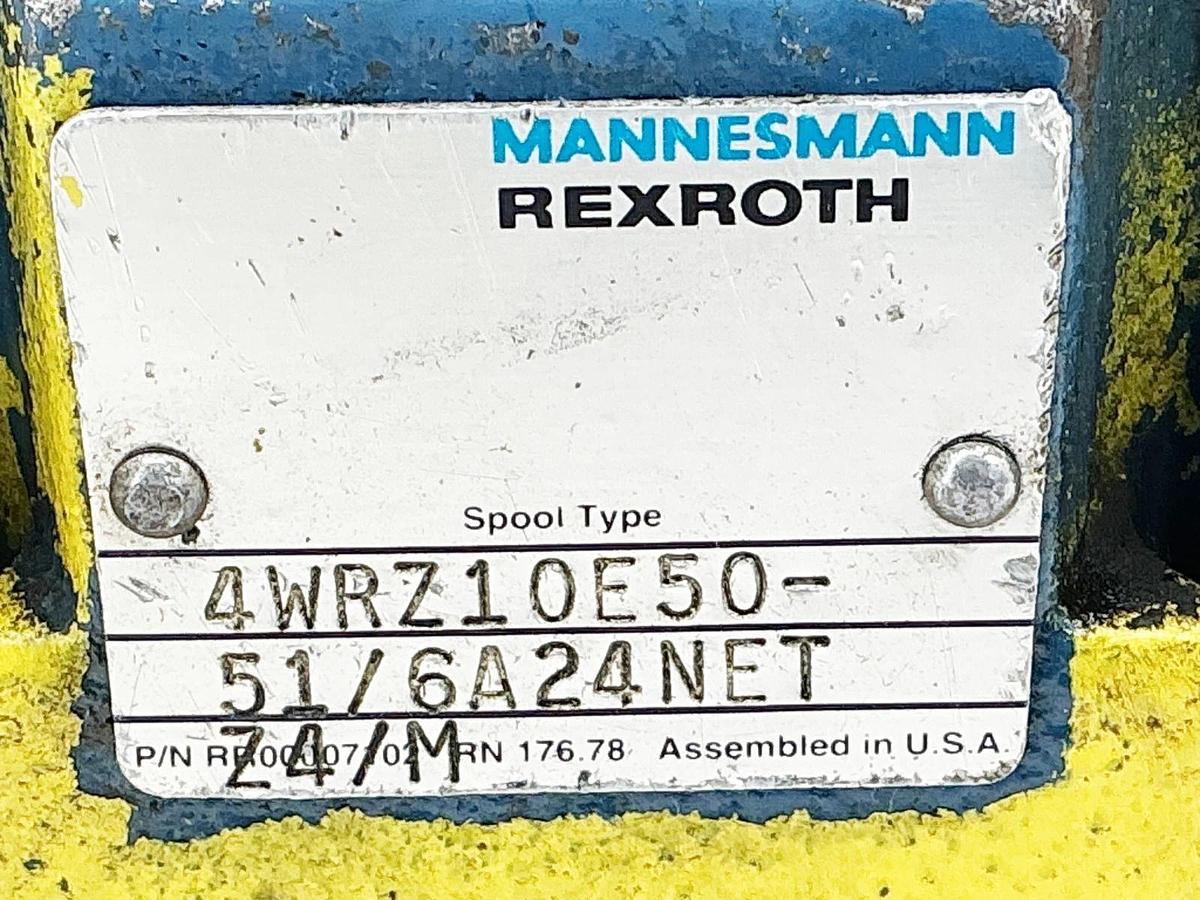 Used Rexroth RR00007102 Pilot Valve 4WRZ10E50-5176A24NET
