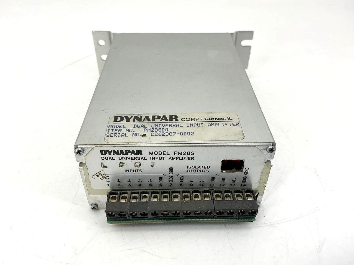 New Dynapar PM28S00 Dual Universal Input Amplifier 12VDC 115/230VAC PM28S No Box