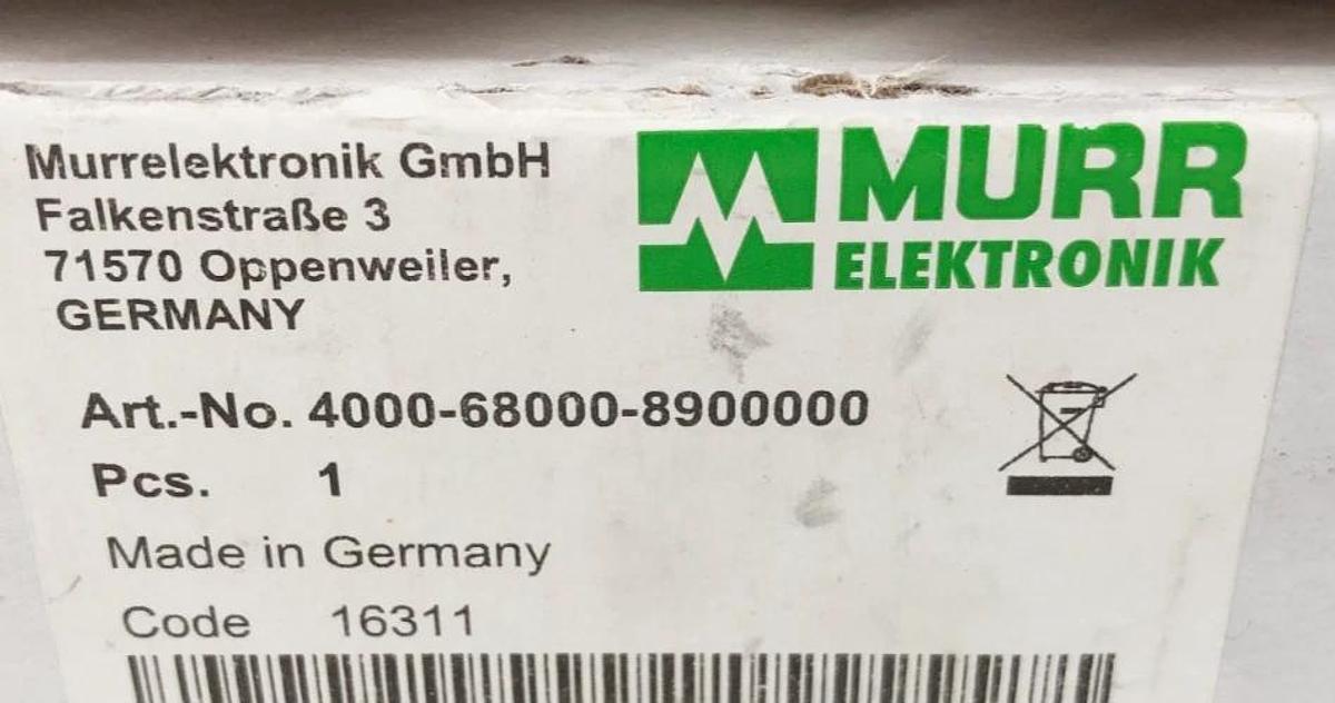 Lot of 2 New Murr Elektronik 4000-68000-8900000 Blank Panel Interface Insert