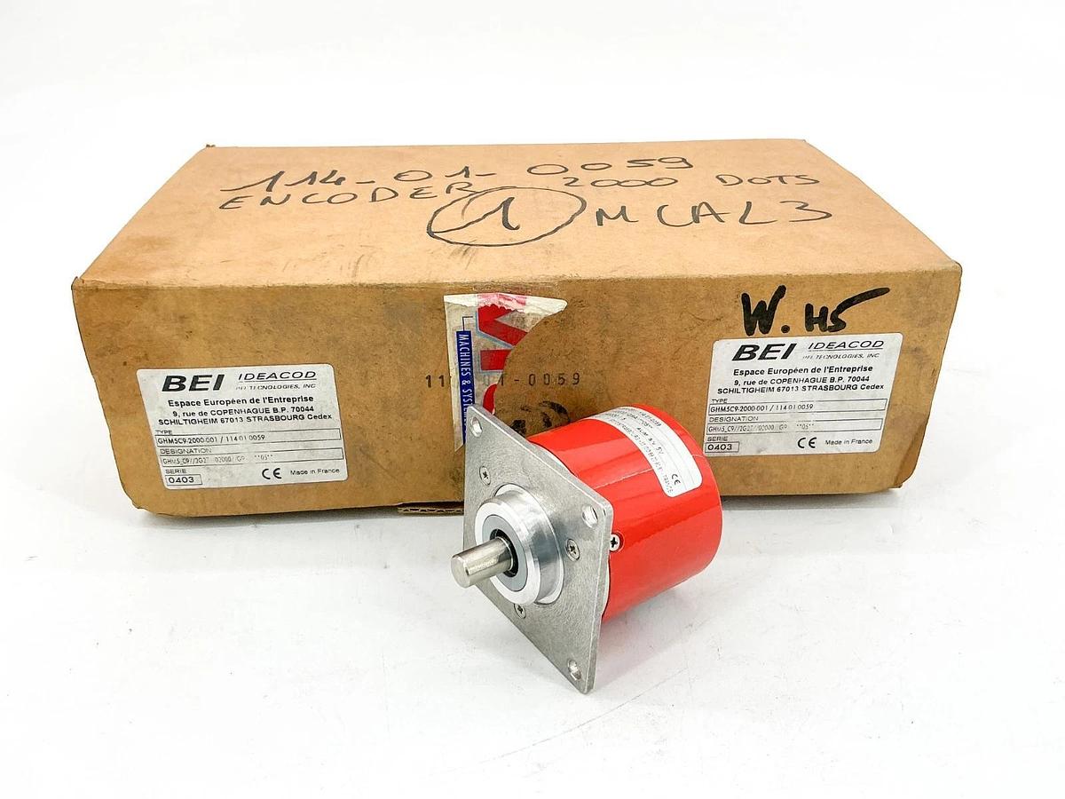 New BEI GHM5C9-2000-001 Encoder 5V GHM5_C9 2G27 02000 G9A **05**