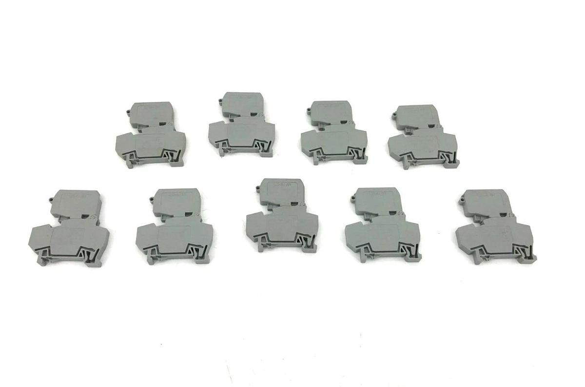 Lot of 9 New Wago 281-611 Terminal Blocks 800V