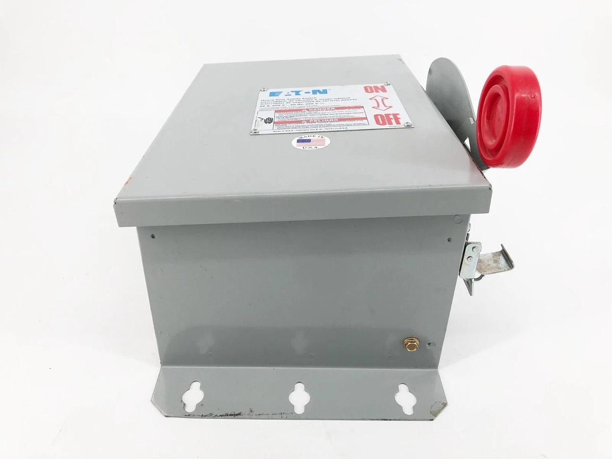 New Eaton DH362UDK Heavy Duty Safety Switch 60A 3P 600VAC 250VDC - No Box