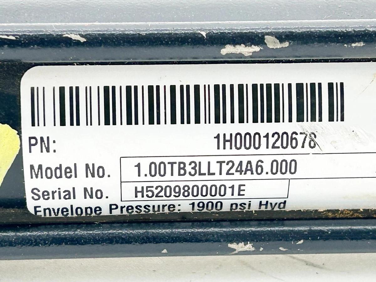 New Parker 1.00TB3LLT24A6.000 Pnumatic Cylinder 1900 PSI Hyd PN#1H000120678