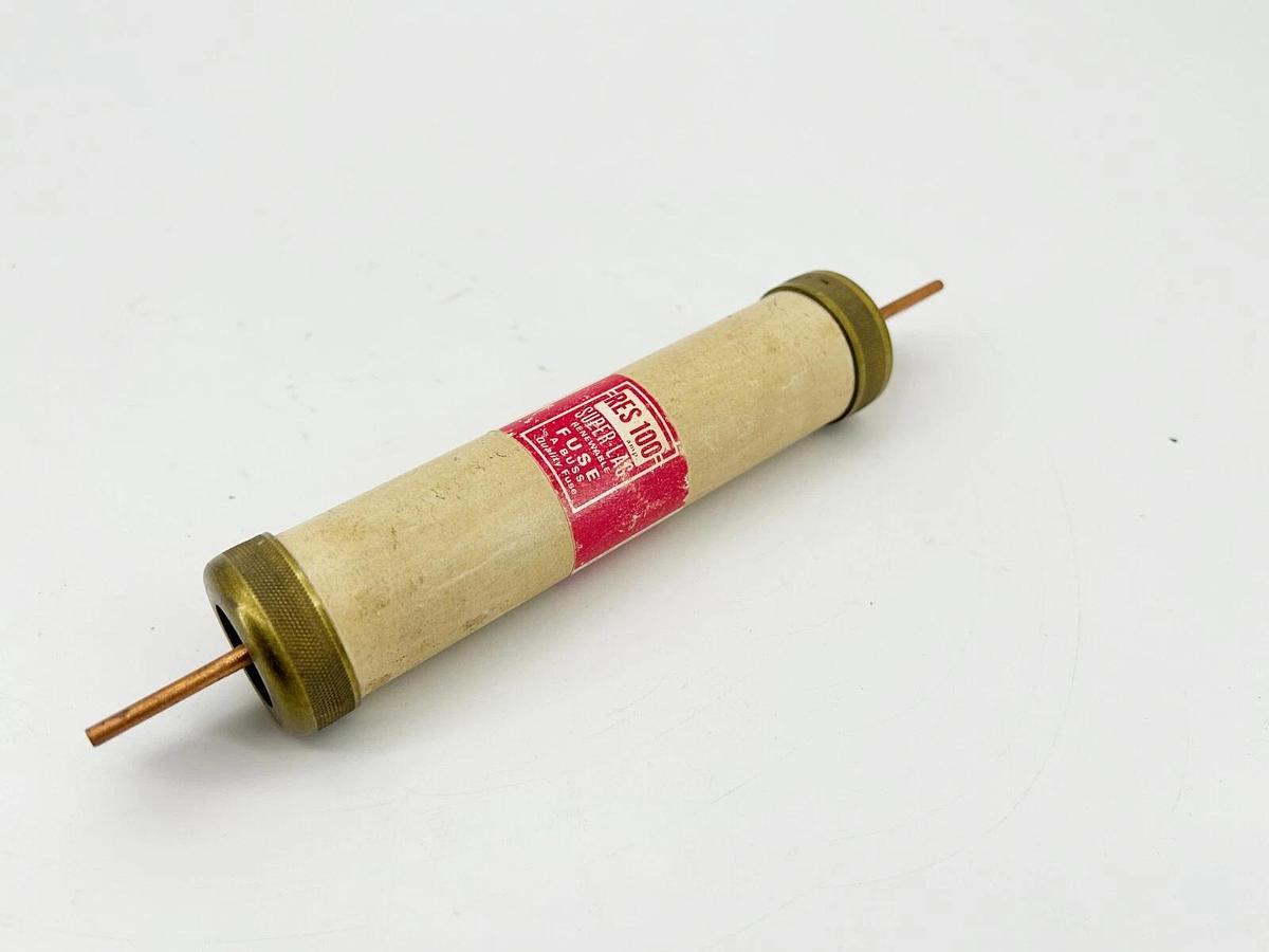 New Bussmann RES-100 Renewable Super Lag Fuse 100A 600V - No Box
