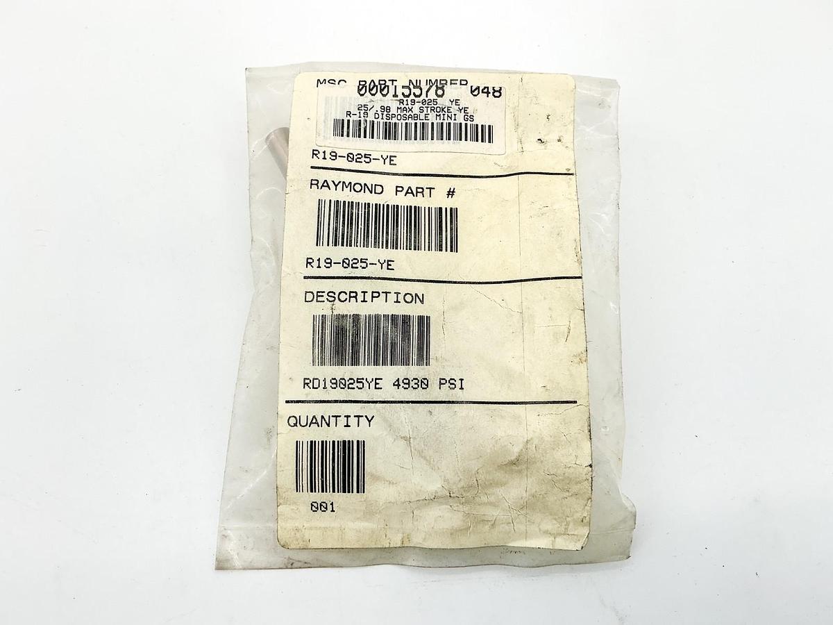 New Raymond R19-025-YE Nitrogen Gas Spring 4930PSI RD19025YE