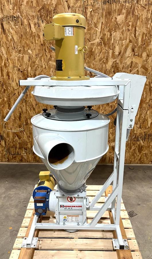 Kongskilde Polyvac 50 Pneumatic Conveying System RF20S Rotary Valve 5hp Blower