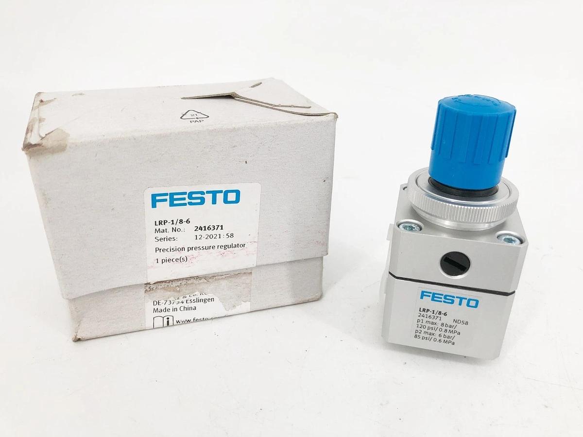 New Festo LRP-1/8-6 Precision Pressure Regulator 8 bar 2416371