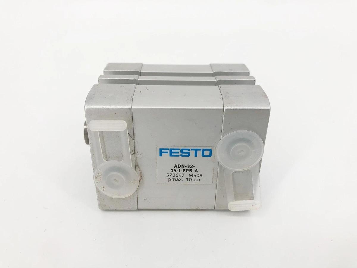 New Festo ADN-32-15-I-PPS-A Compact Cylinder 10 Bar 572647 - No Box