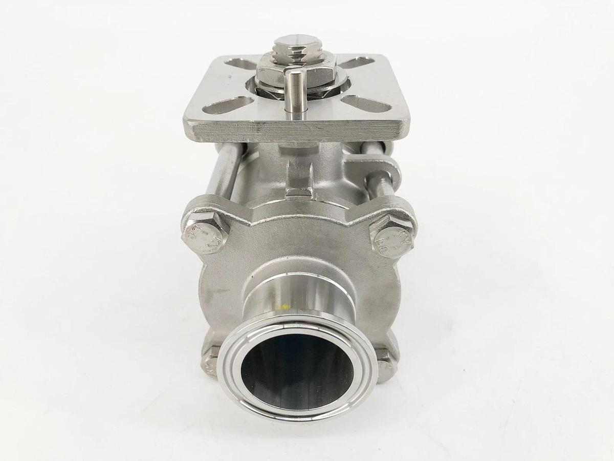New Dixon 1-1/2" CF8M 1000WOG Tri-Clamp Ball Valve Stainless - No Box