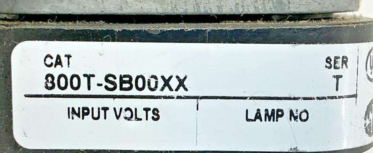 New Allen Bradley 800T-SB00XX Ser T Illuminated Push Button Moment. 30mm No Box