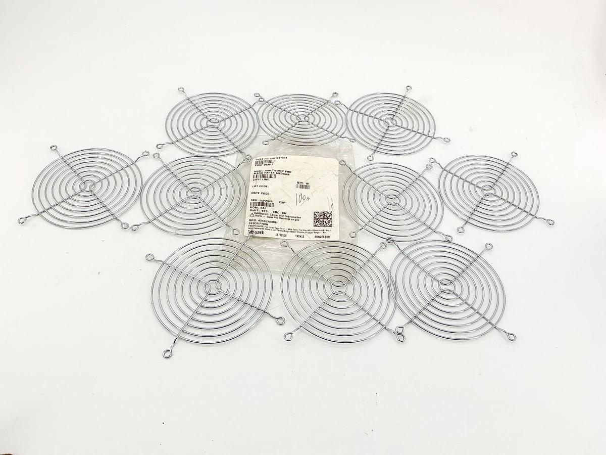 New Lot of 10 Newark 56P2945 Fan Finger Guard Grille 104.8mm