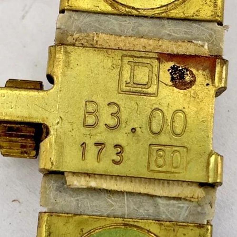 Used Lot of 4 Square D B3.00 Overload Relay Thermal Unit