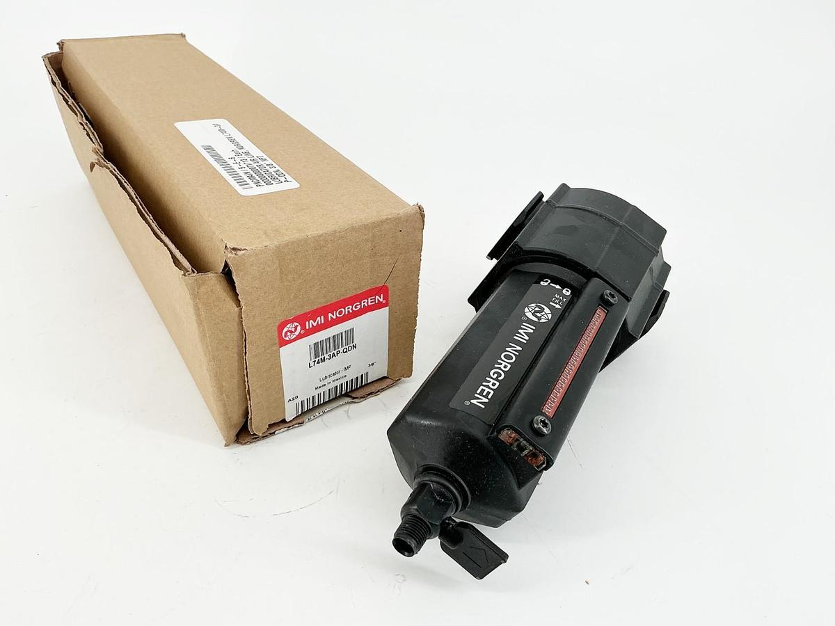 New Norgren L74M-3AP-QDN Lubricator 250PSIG 17Bar 175F 3/8" NPT