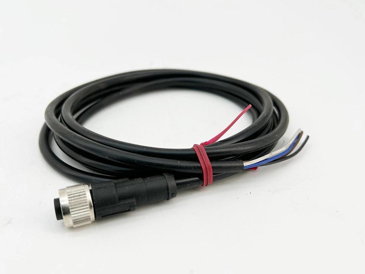 New Keyence OP-87634 Connector Cable 4A 300V Straight M12 2M