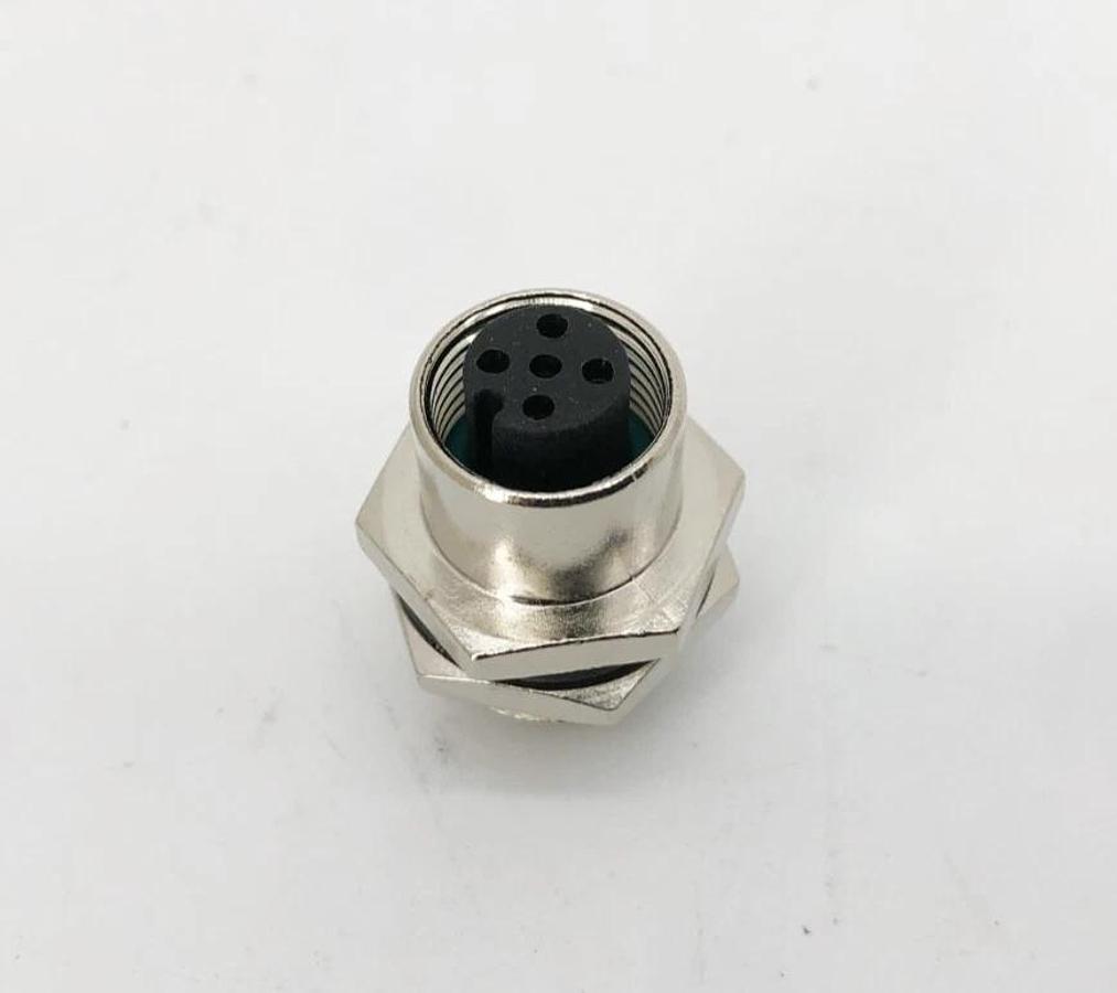 New AMP Tyco Electronics 1838891-3 M12 Female Panel Mount Connector - No Box