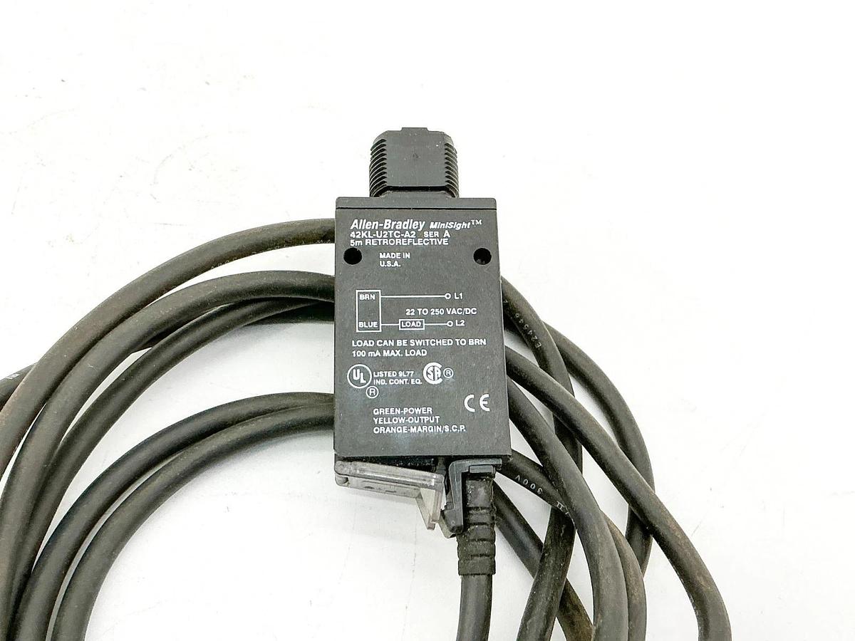 New Allen Bradley 42KL-U2TC-A2 Minisight Sensor 250V Ser.A - No Box