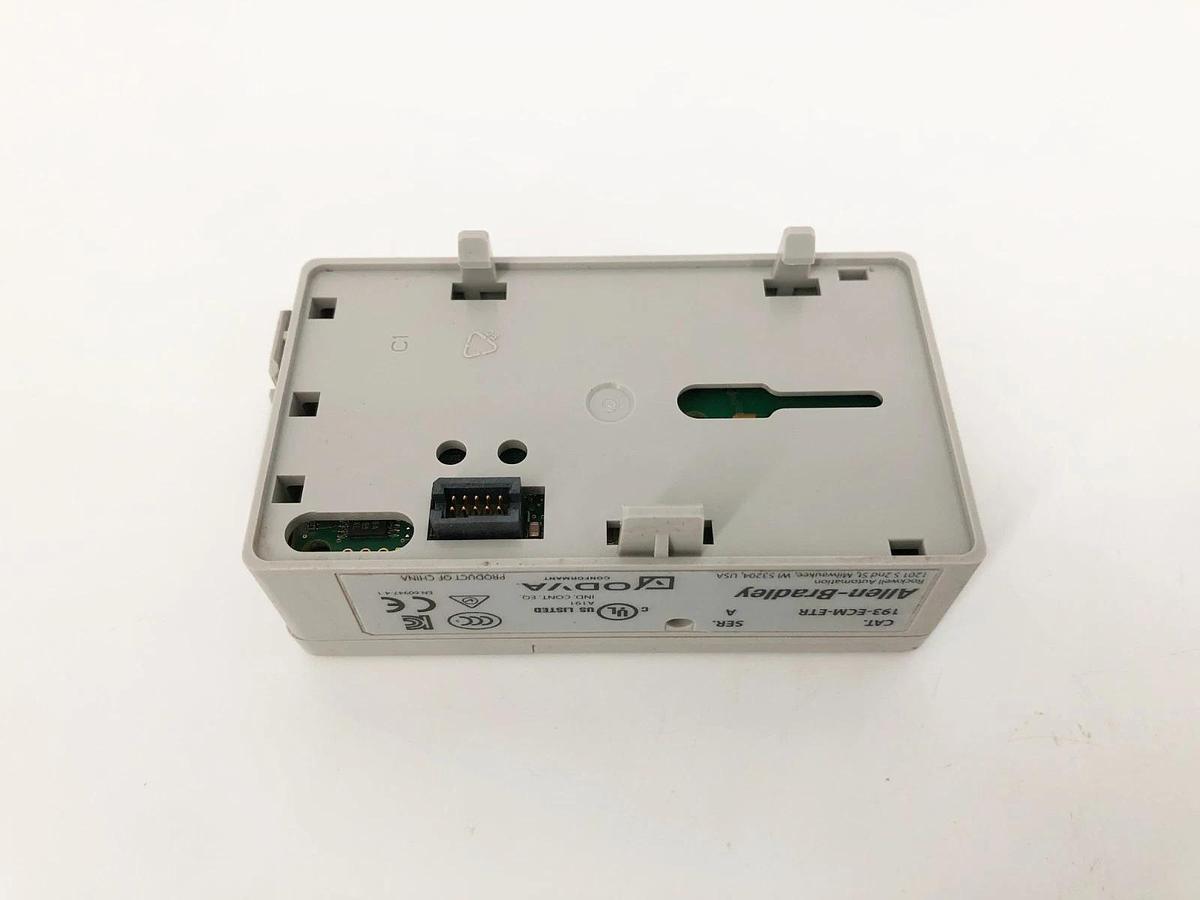 New Allen Bradley 193-ECM-ETR Ser. A EtherNet/IP Communication Module - No Box