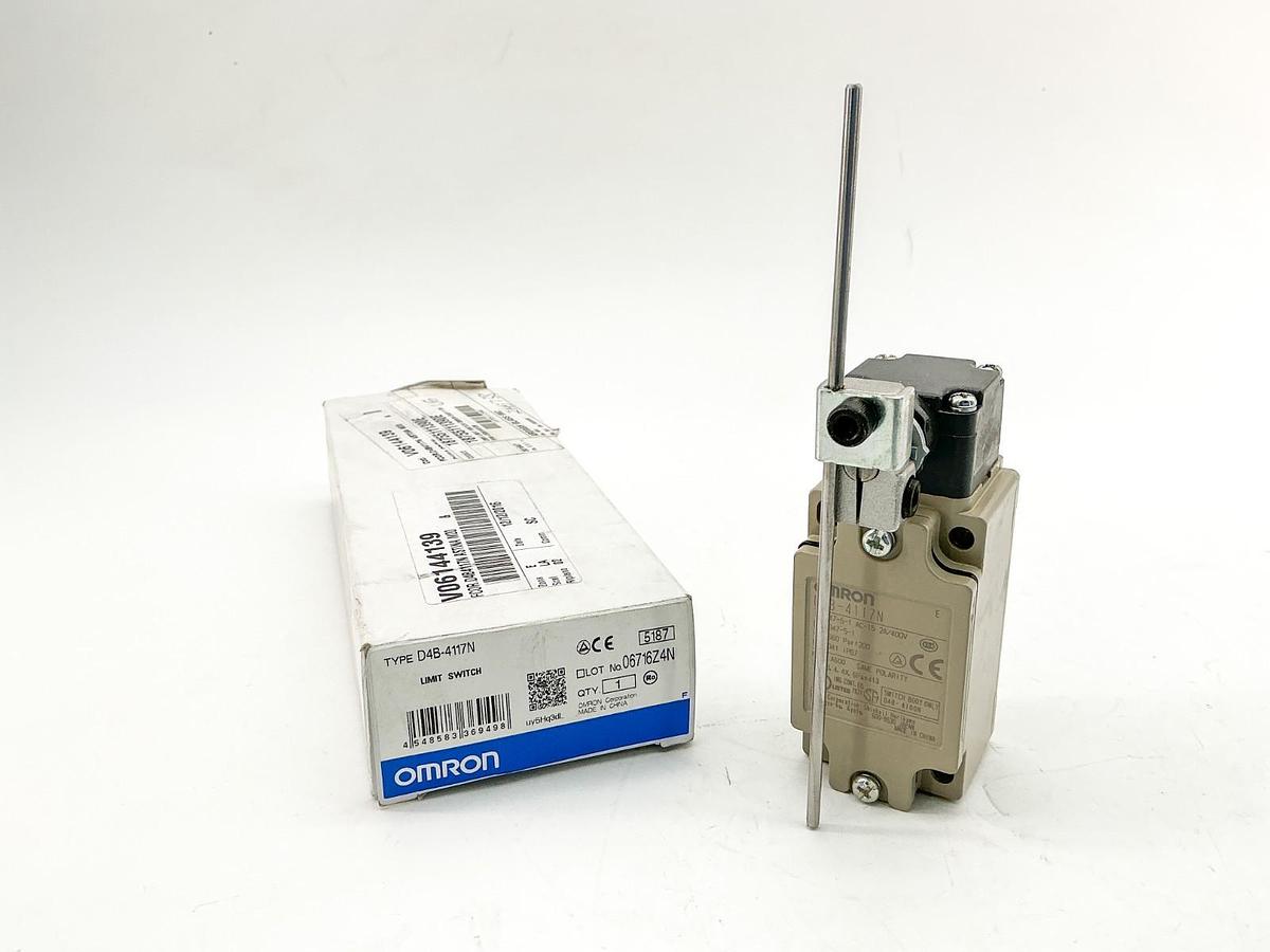 New Omron D4B-4117N Limit Switch 400V 2A 5187