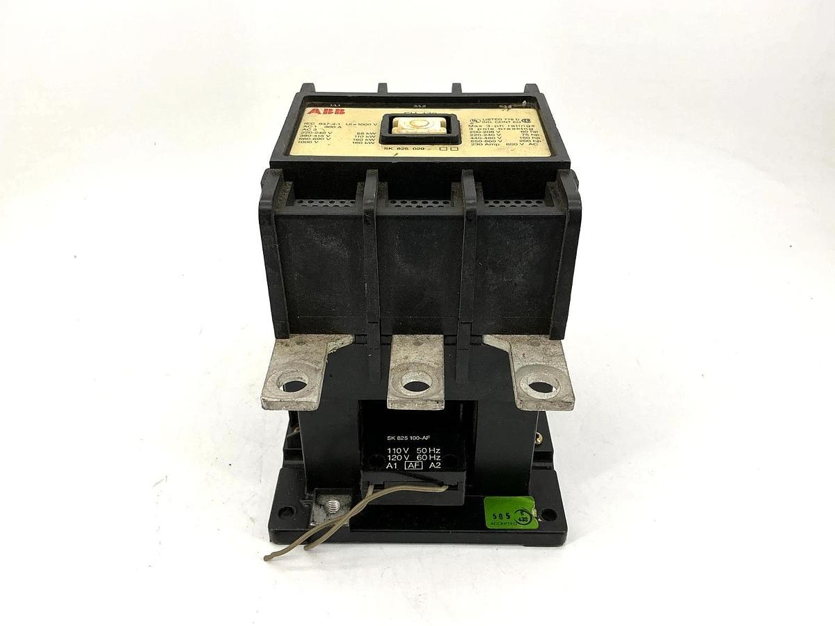 Used ABB EH-170C-*L Contactor 3P 3-Phase 230A 600V Coil 110/120V 50/60HZ EH170C*L