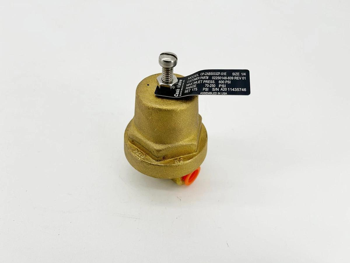 New Sullair 02250148-609 Pressure Regulator 1/4" NPT 250PSI W/O Box