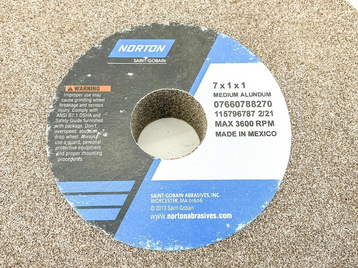 New Norton 88270 Grinding Wheel 7X1X1 178mm 7" 60 Grit