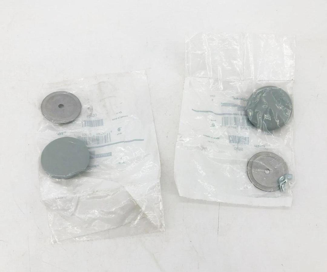 Lot of 2 New Hoffman AS100 Hole Seals 1" Conduit Steel 59730 Type 4 3R 12 13